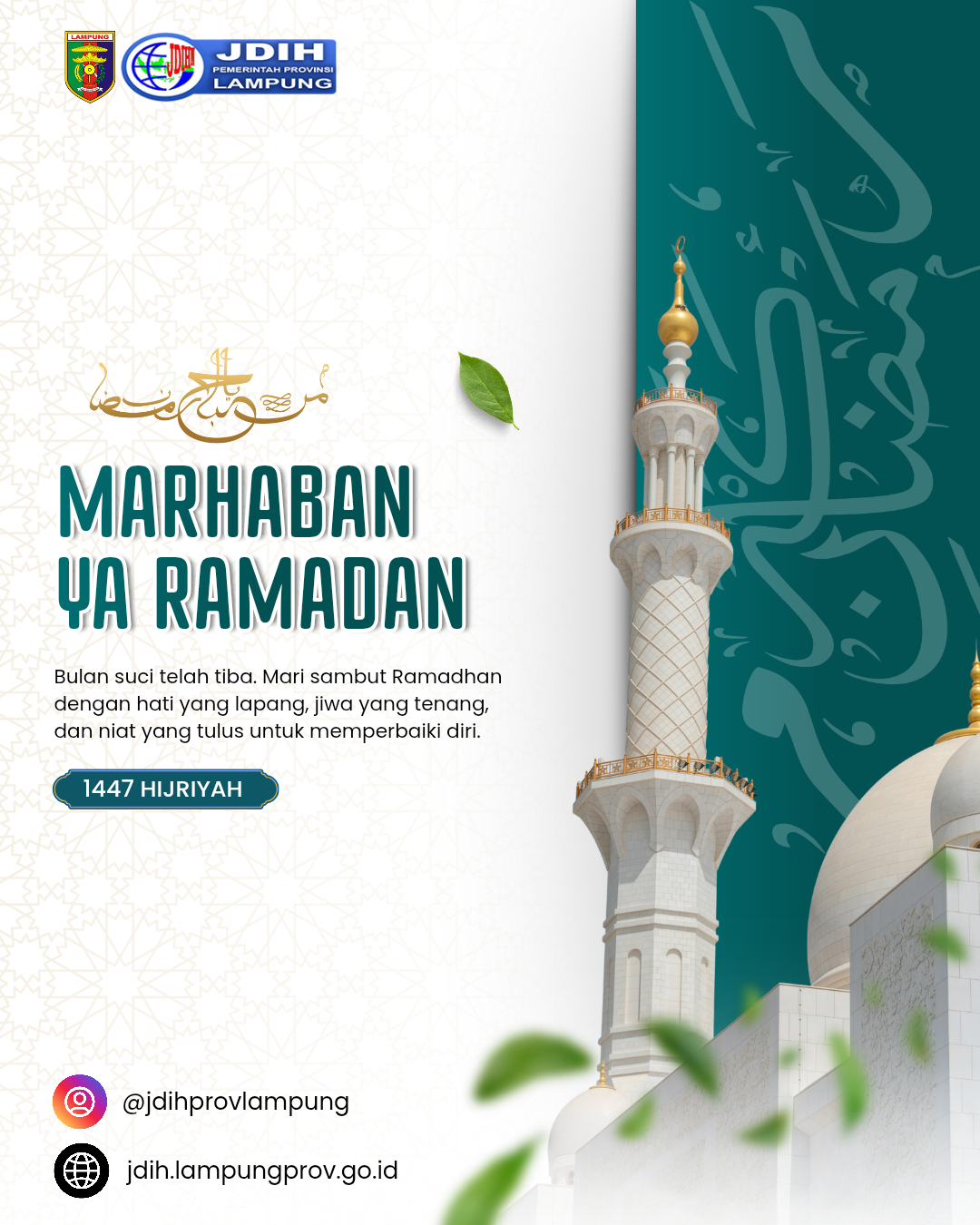 Marhaban yaa Ramadhan