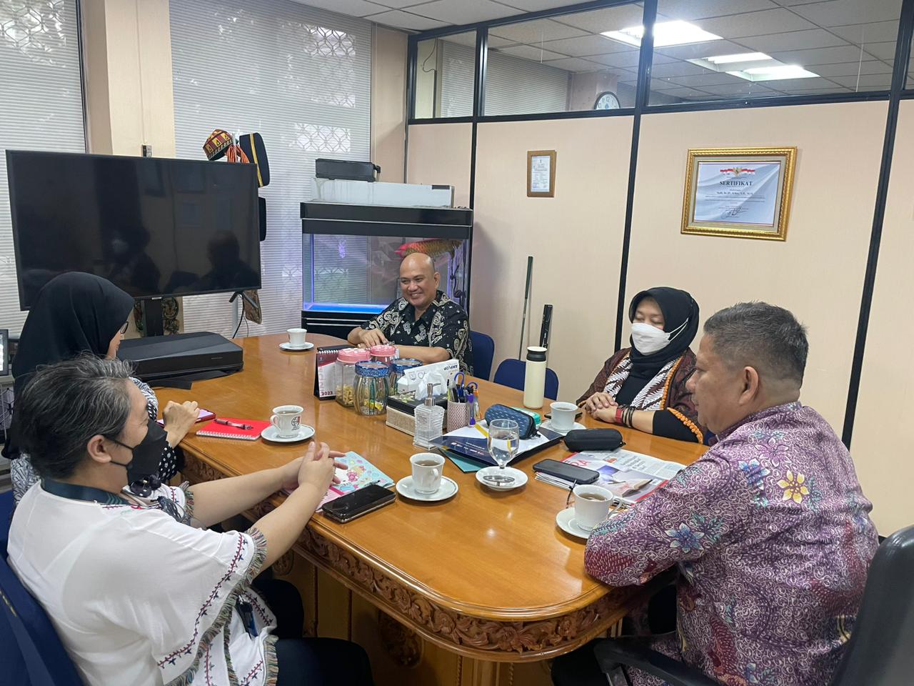 Biro Hukum Setda Provinsi Lampung Lakukan Kunjungan Kerja ke Kantor JDIHN Pusat