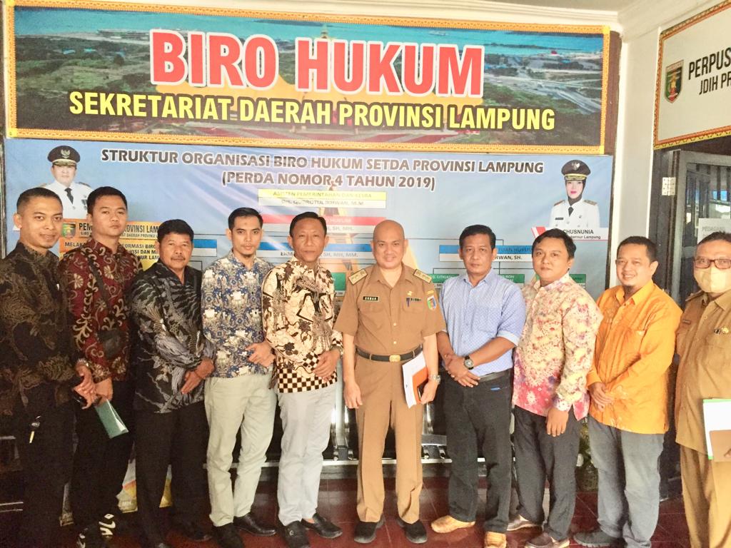 Biro Hukum Setda Provinsi Lampung Terima Kunjungan DPRD Kabupaten Ogan Komering Ulu Provinsi Sumatera Selatan