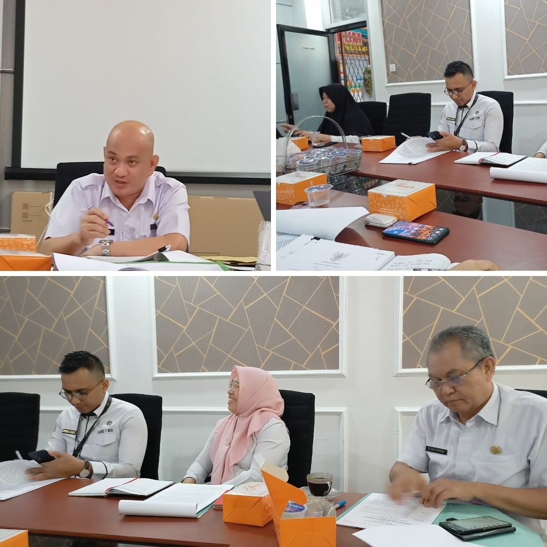 BKD Prov. Lampung bersama Biro Hukum Setda Prov. Lampung menjalani kegiatan Rapat Pembahasan Penyusunan Rapergub Core Values