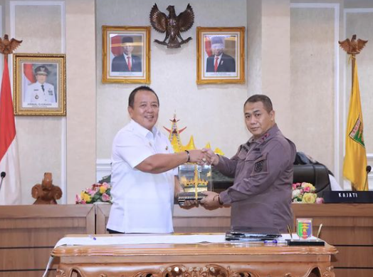 Gubernur Arinal Djunaidi Tandatangani Nota Kesepakatan Antara Pemerintah Provinsi Lampung Dengan Kejaksaan Tinggi Lampung.