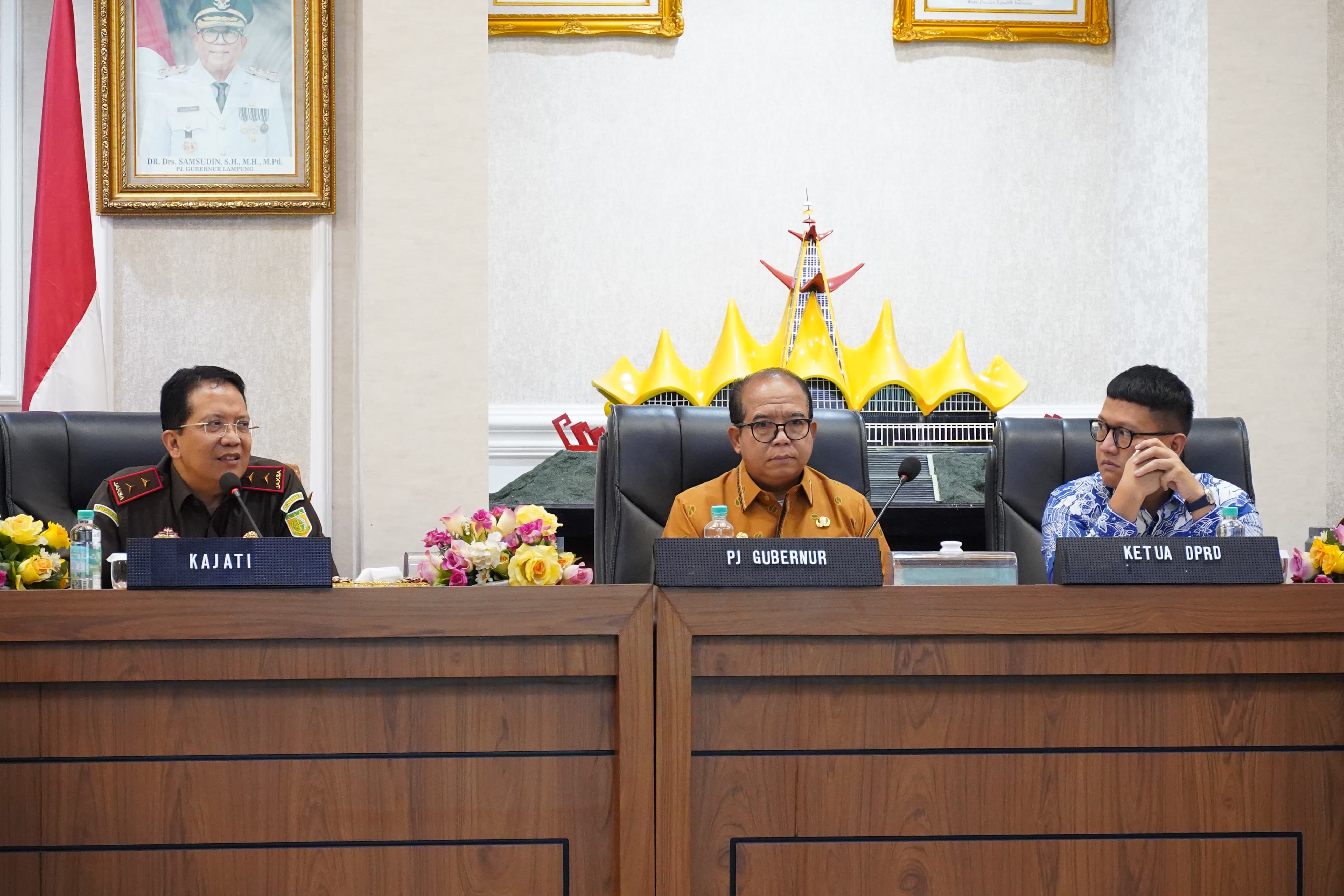 Upaya Wujudkan Ketahanan Pangan di Provinsi Lampung, Penjabat Gubernur Lampung Pimpin Rakor Pengawasan dan Ketahanan Pangan Tahun 2025