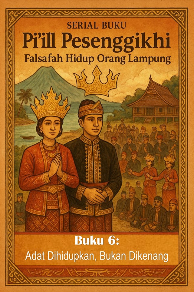Serial Buku - Pi’il Pesenggikhi, Falsafah Hidup Orang Lampung. Buku 6: "Adat Dihidupkan, Bukan Dikenang" Oleh : Mohammad Medani Bahagianda *)