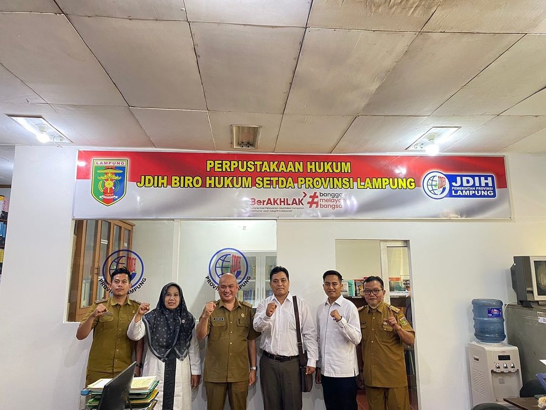 Biro Hukum Setda Provinsi Lampung Terima Kunjungan Kaprodi Ilmu Perpustakaan dan Dakwah UIN Raden Intan Lampung