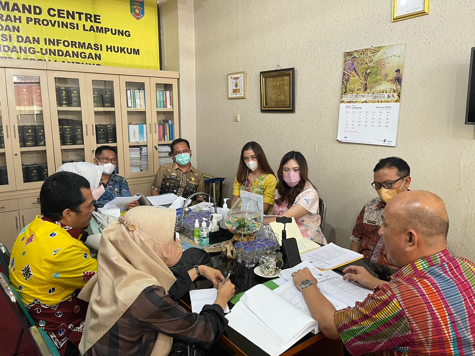 Pembahasan pembangunan dan pengembangan JDIH Sekretariat DPRD Provinsi Lampung