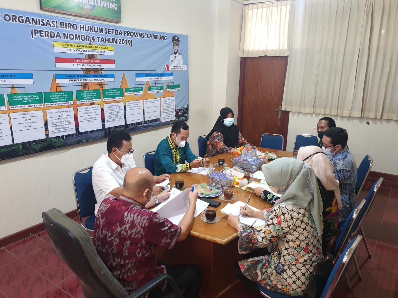 JDIH Provinsi Lampung Menggelar Rapat Pembahasan RAPERGUB tentang Sistem Klasifikasi Keamanan dan Akses Arsip Dinamis